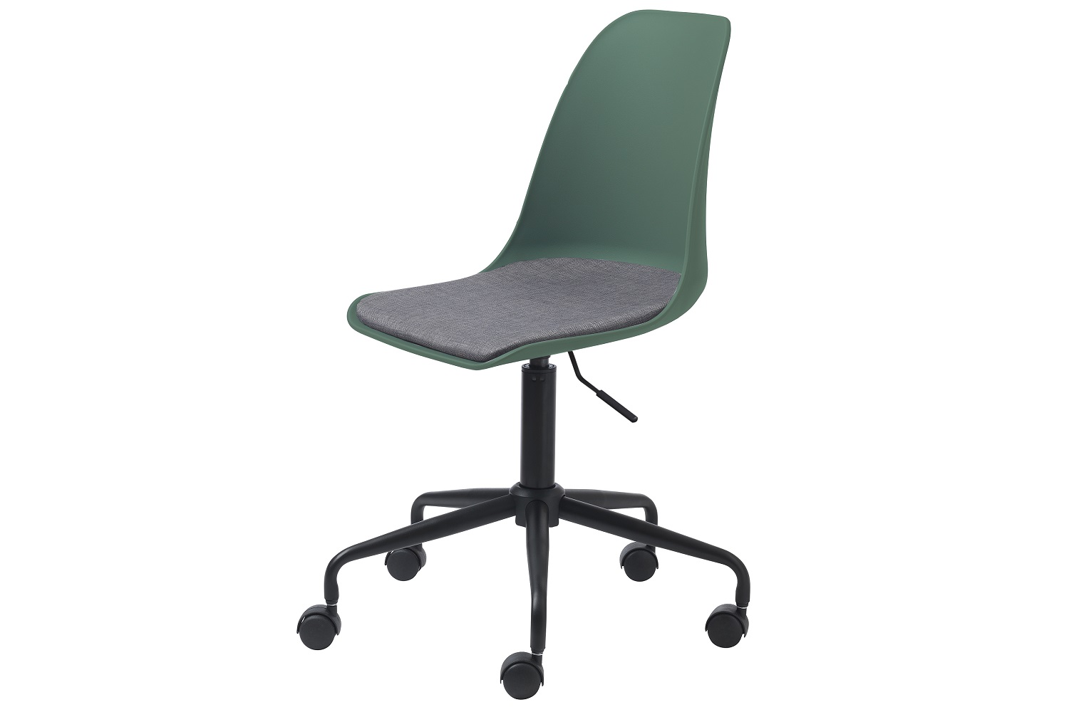 Furniria Dizajnová kancelárska stolička Jeffery matná zelená