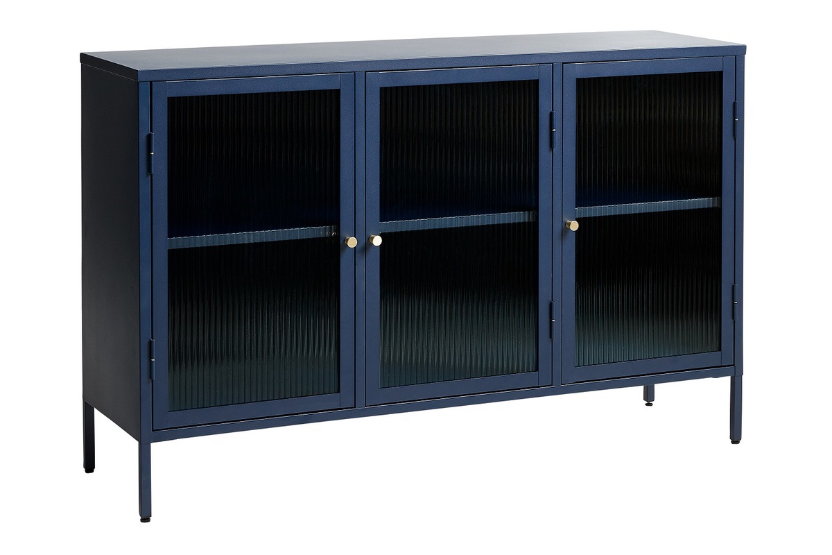 E-shop Furniria Dizajnová komoda Hazina 132 cm modrá