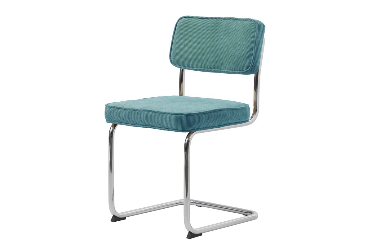 Furniria 24014 Dizajnová konzolová stolička Denise modrá