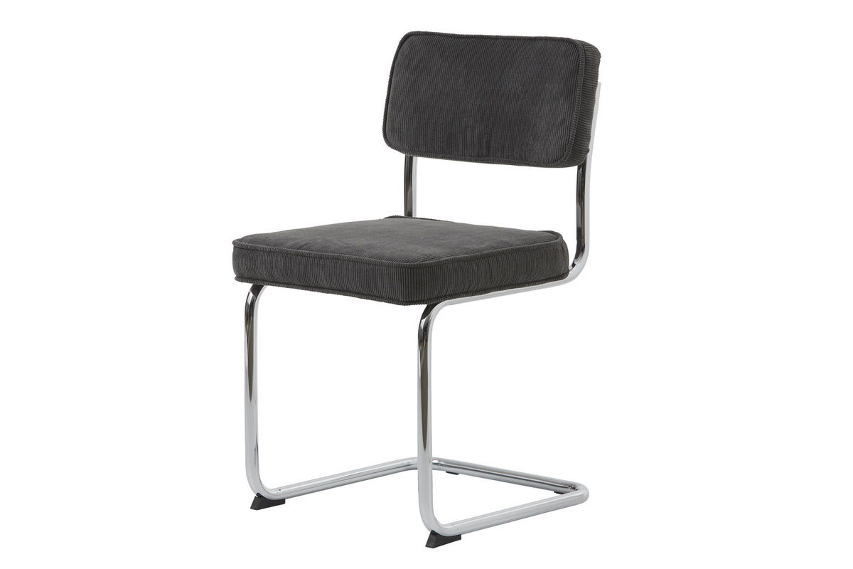 Furniria 24016 Dizajnová konzolová stolička Denise sivá