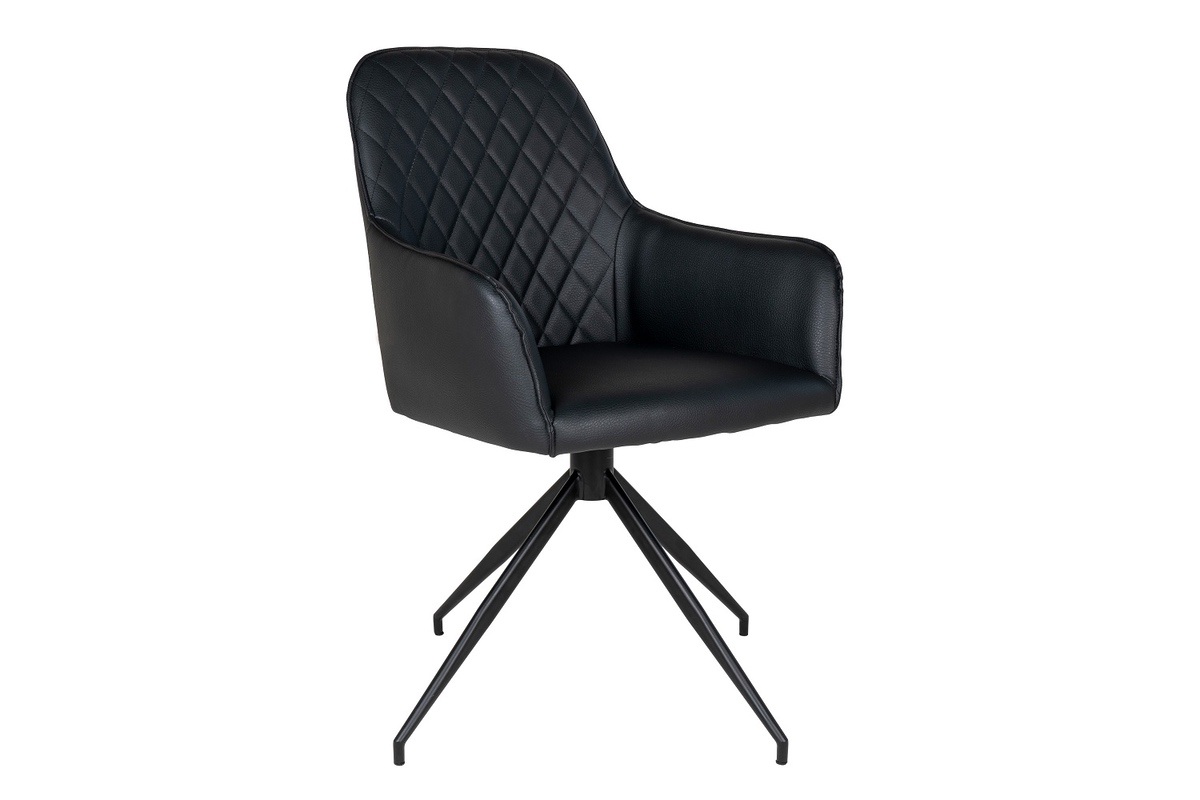 Norddan 25848 Dizajnová otočná stolička Gracelyn čierna