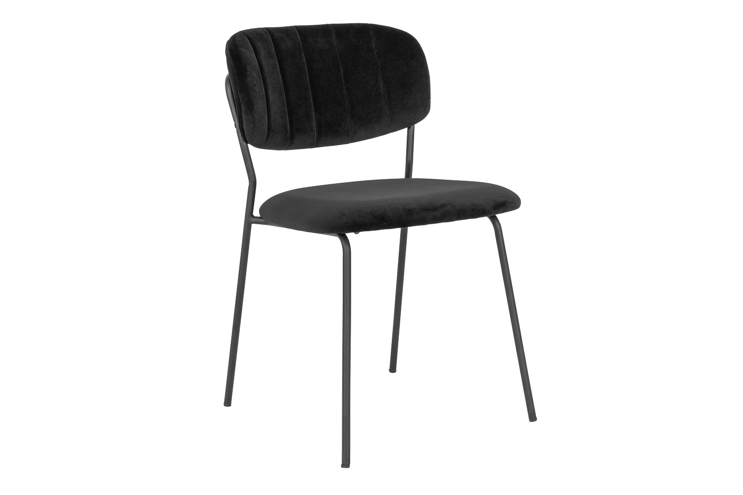 Norddan 25863 Dizajnová stolička Rosalie čierna