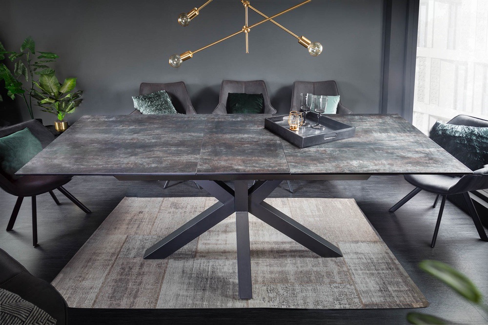 E-shop LuxD Dizajnový rozťahovací keramický stôl Age II 180-225 cm láva