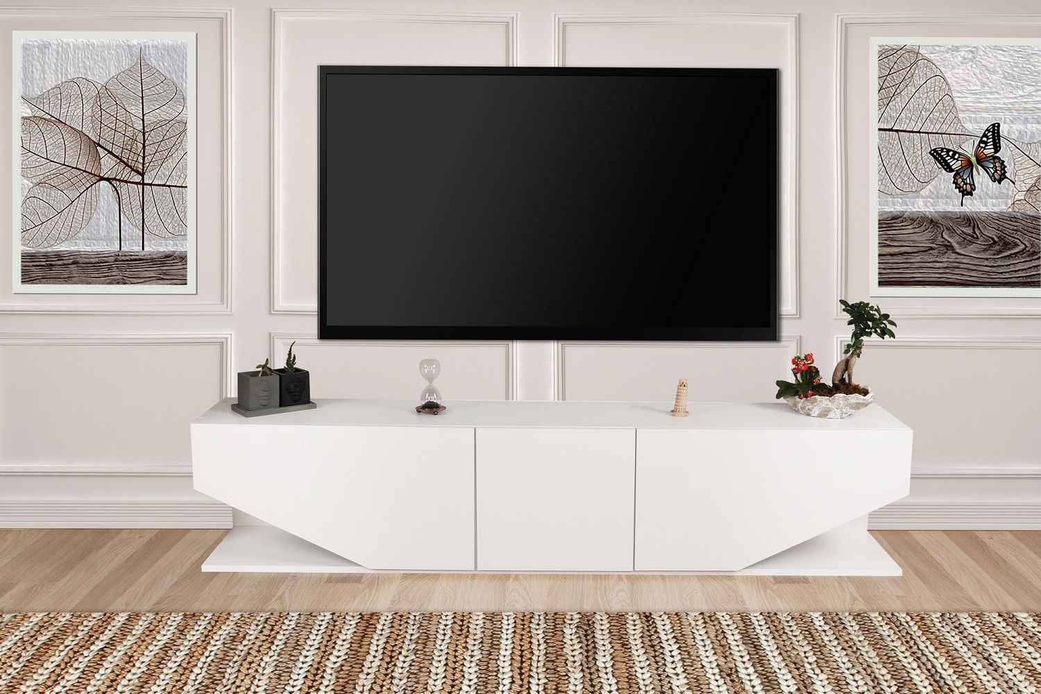 Sofahouse Dizajnový TV stolík Layla 180 cm biely