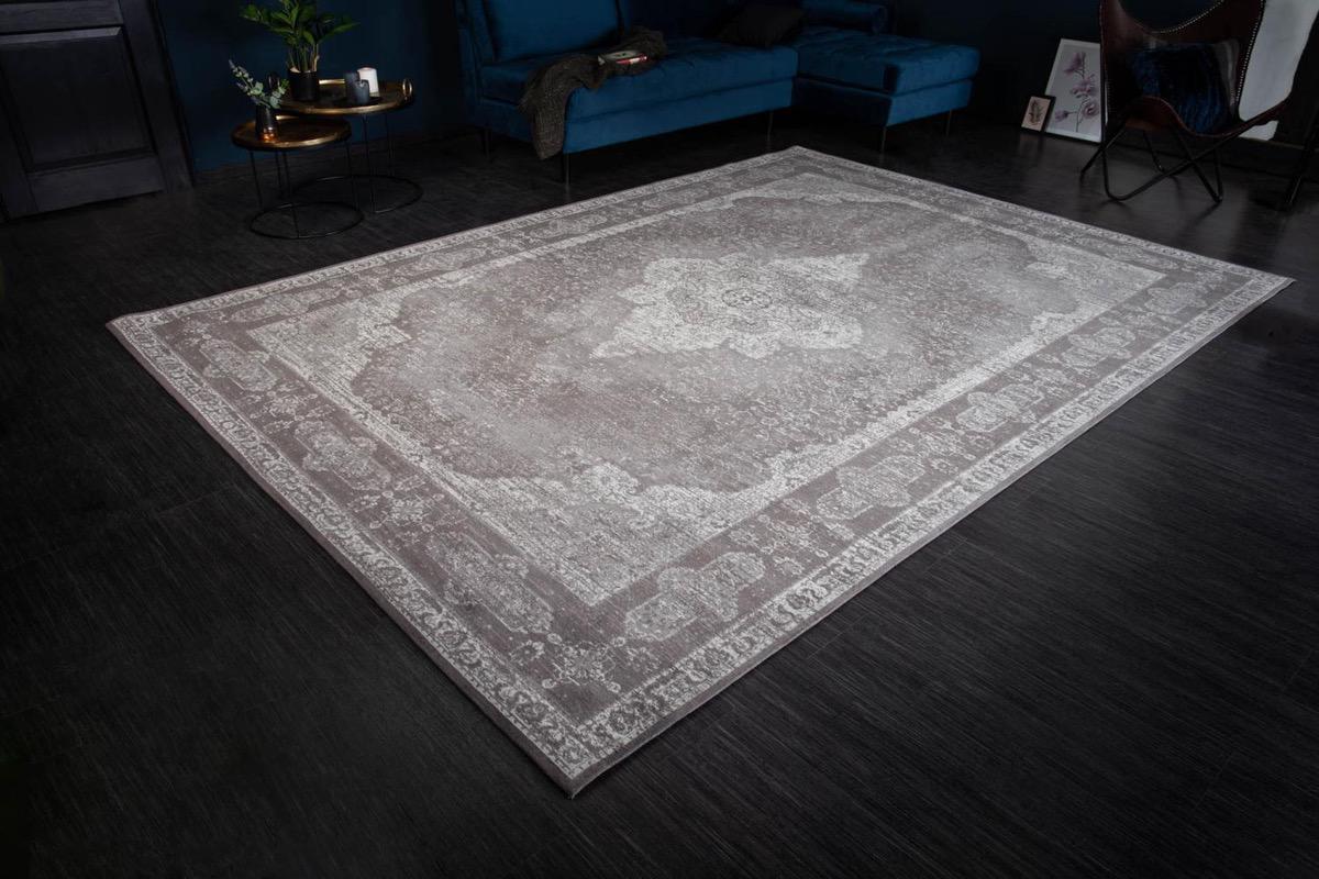 LuxD Dizajnový koberec Rex 350 x 240 cm svetlosivý