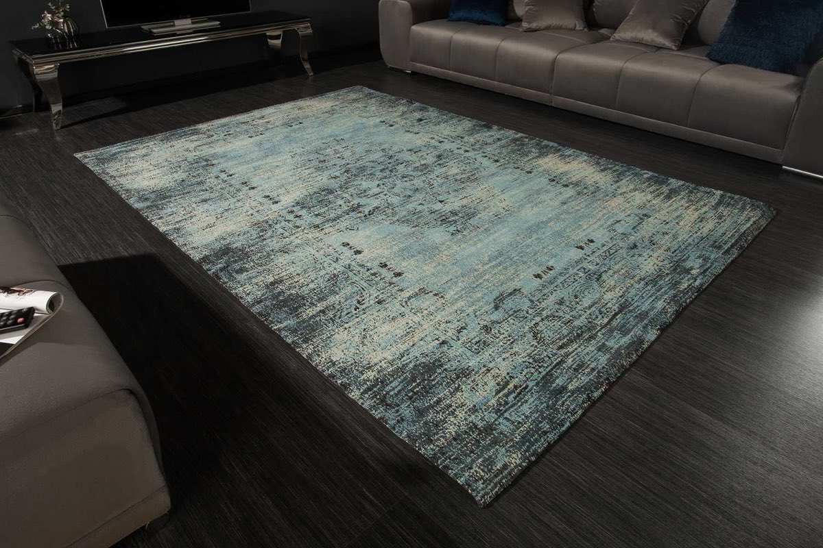 LuxD Dizajnový koberec Saniyah 240 x 160 cm tyrkysovo-modrý