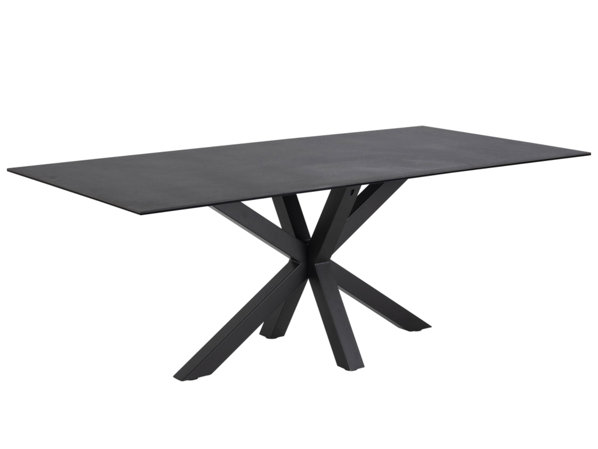Dkton Jedálenský stôl Neele 200 cm čierny