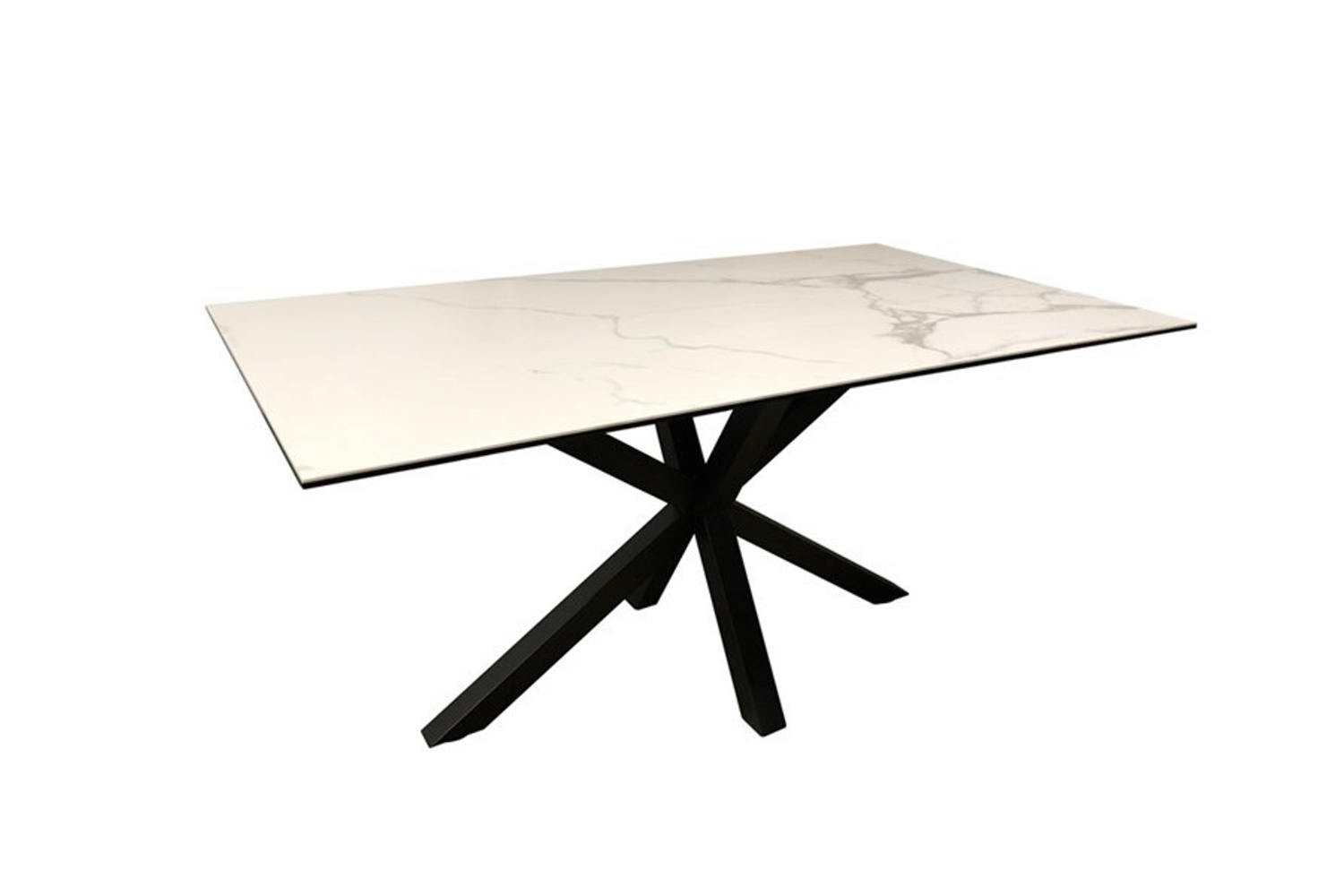 Dkton Keramický jedálenský stôl Neele 160 cm biely