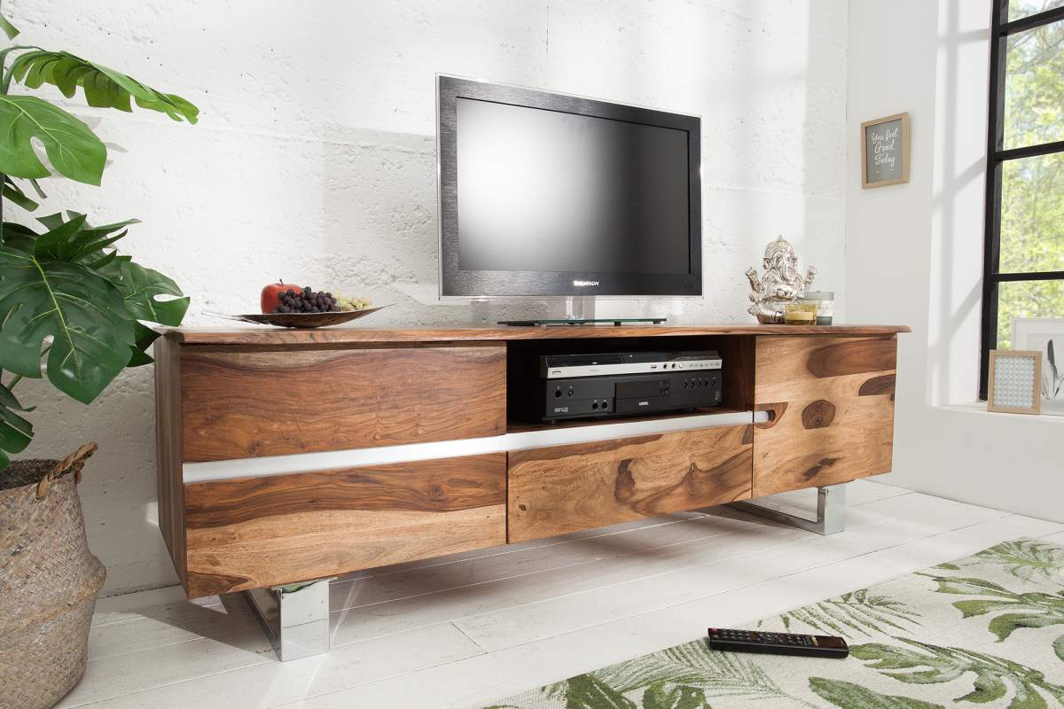 LuxD Luxusný TV stolík Massive S 160 cm sheesham