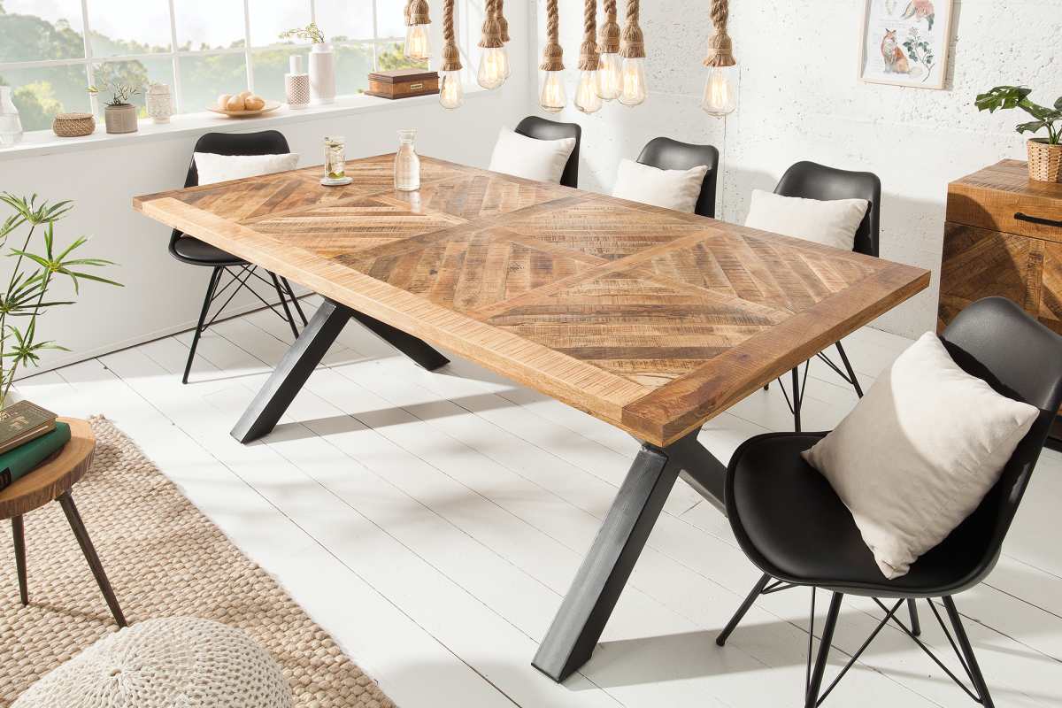 LuxD Dizajnový jedálenský stôl Allen Home 200 cm, mango