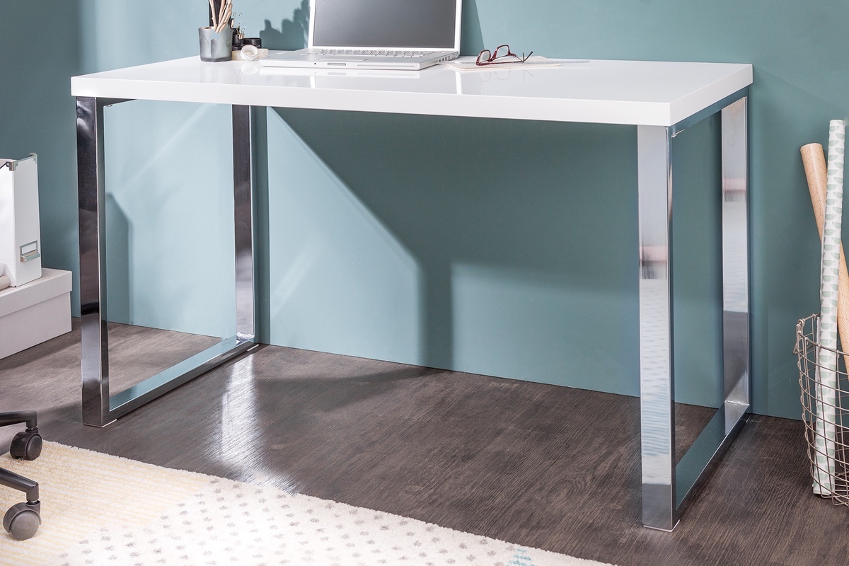 E-shop LuxD Písací stôl Office II biely - Otvorené balenie