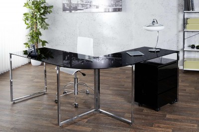 Luxusný kancelársky stôl Atelier čierny