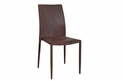 dizajnová jedálenská stolička Neapol Antik hnedá