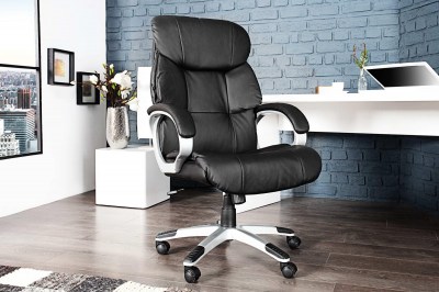Luxusná kancelárska stolička Powerful do 150kg čierna