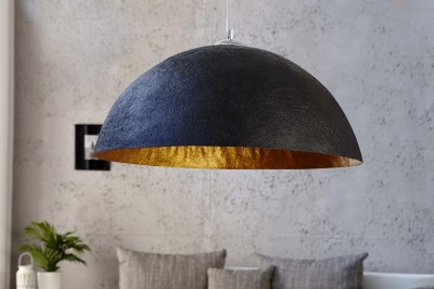 Dizajnová lampa Glimer 70cm čierno-zlatá