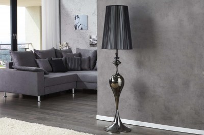Dizajnová stojanová lampa LUCY čierna 160 cm