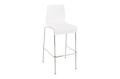 Moderná barová stolička Aiden biela