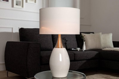 Stolná lampa Aaria 60 cm biela