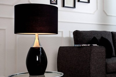 Stolná lampa Aaria 60 cm čierna