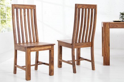 Dizajnová jedálenská stolička z masívu Timber