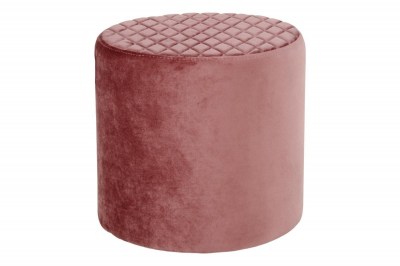 Dizajnová taburetka Kiera, ružový zama