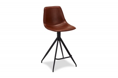 Dizajnová barová stolička Aeron, svetlohnedá