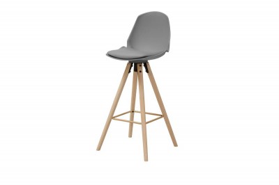  Dizajnová barová stolička Nerea, šedá