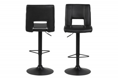 Dizajnová barová stolička Nerine, čierna