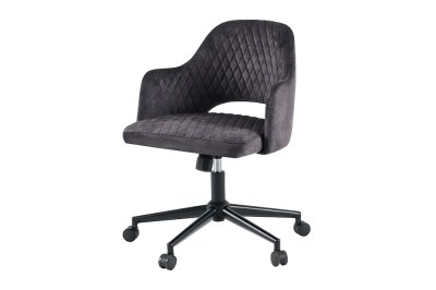 Dizajnová kancelárska stolička Laney sivý zamat