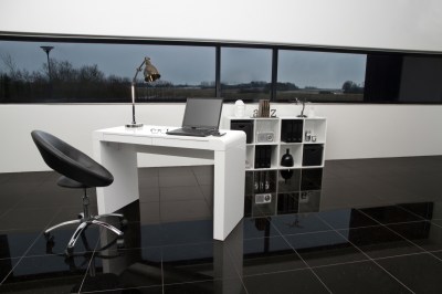 Dizajnová kancelárska stolička Navi, čierna