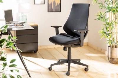 Dizajnová kancelárska stolička Vaschel čierna