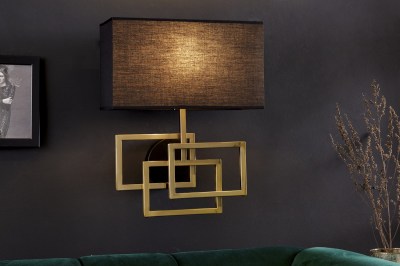 Dizajnová nástenná lampa Calanthe zlatá