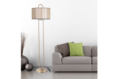 Dizajnová stojanová lampa Kahlilia 170 cm krémová