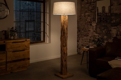 Dizajnová stojanová lampa Nash sivá