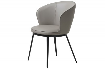 Dizajnová stolička Danika taupe - ekokoža