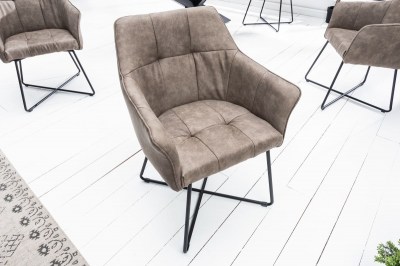 Dizajnová stolička Giuliana taupe