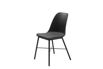 Dizajnová stolička Jeffery čierna