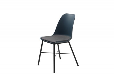 Dizajnová stolička Jeffery tmavomodrá