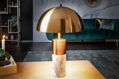 Dizajnová stolová lampa Aamira 52 cm zlatá