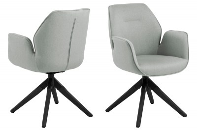 Dizajnová stolička Ariella sivá - čierna
