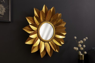 Dizajnové nástenné zrkadlo Leimomi 60 cm zlaté