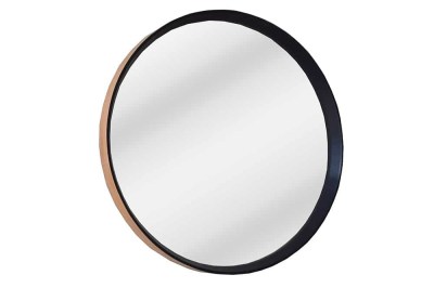 Dizajnové nástenné zrkadlo Rotterdam 70 cm čierne