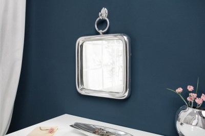 Dizajnové zrkadlo Manelin 35 cm strieborné