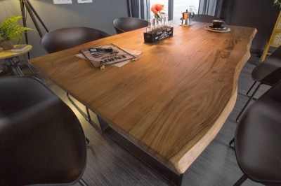 Dizajnový jedálenský stôl Massive 160 cm divá akácia