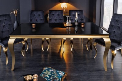 dizajnovy-jedalensky-stol-rococo-180-cm-cierny-zlaty-1