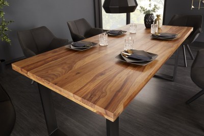 Dizajnový jedálenský stôl Thunder 200 cm sheesham