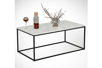 Dizajnový konferenčný stolík Pacorro 95 cm biely