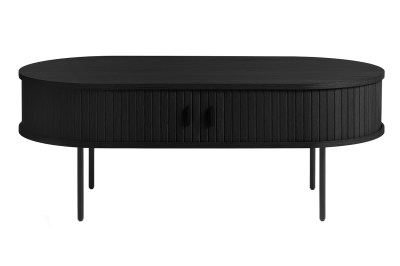 Dizajnový konferenčný stolík Vasiliy 120 cm čierny dub