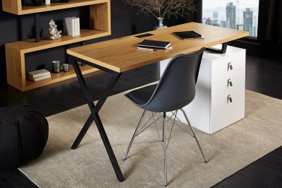 Dizajnový písací stôl Giuliana 140 cm imitácia dub