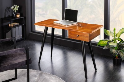 Dizajnový písací stôl Kaniesa 110 cm akácia